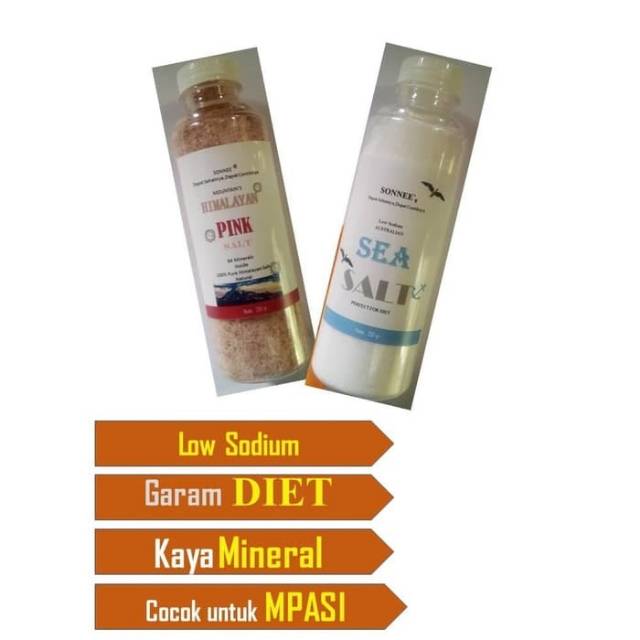 

GARAM DIET HIMALAYAN PINK SALT &AUSTRALIAN Low Sodium SEA SALT