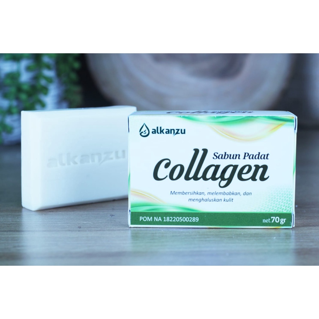 Sabun Collagen Alkanzu | sabun batang | sabun mandi | sabun padat 70g