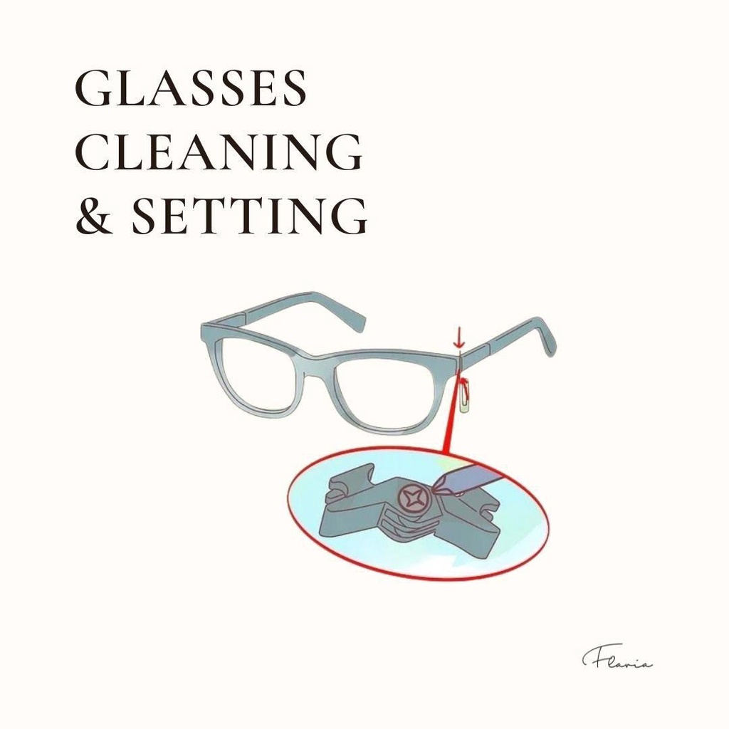 Flavia Eyewear - Glasses Cleaning and Setting