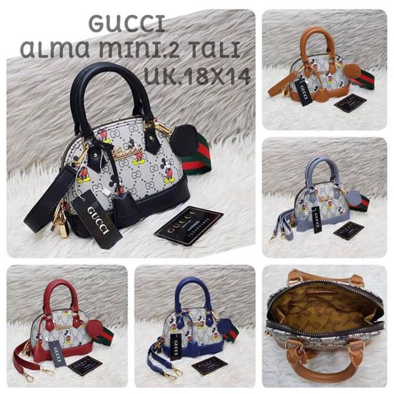 Tas wanita import Gucci Alma Mini