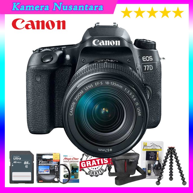 CANON EOS 77D KIT 18-135MM IS / 77D 18-135 / 77D - ORIGINAL