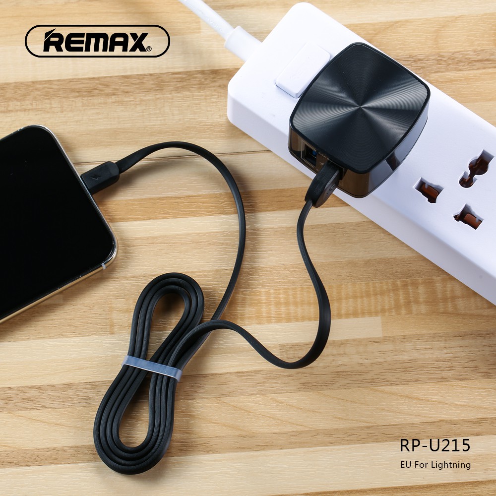 Remax Dual USB Charger with Cable iPhone RP-U215i