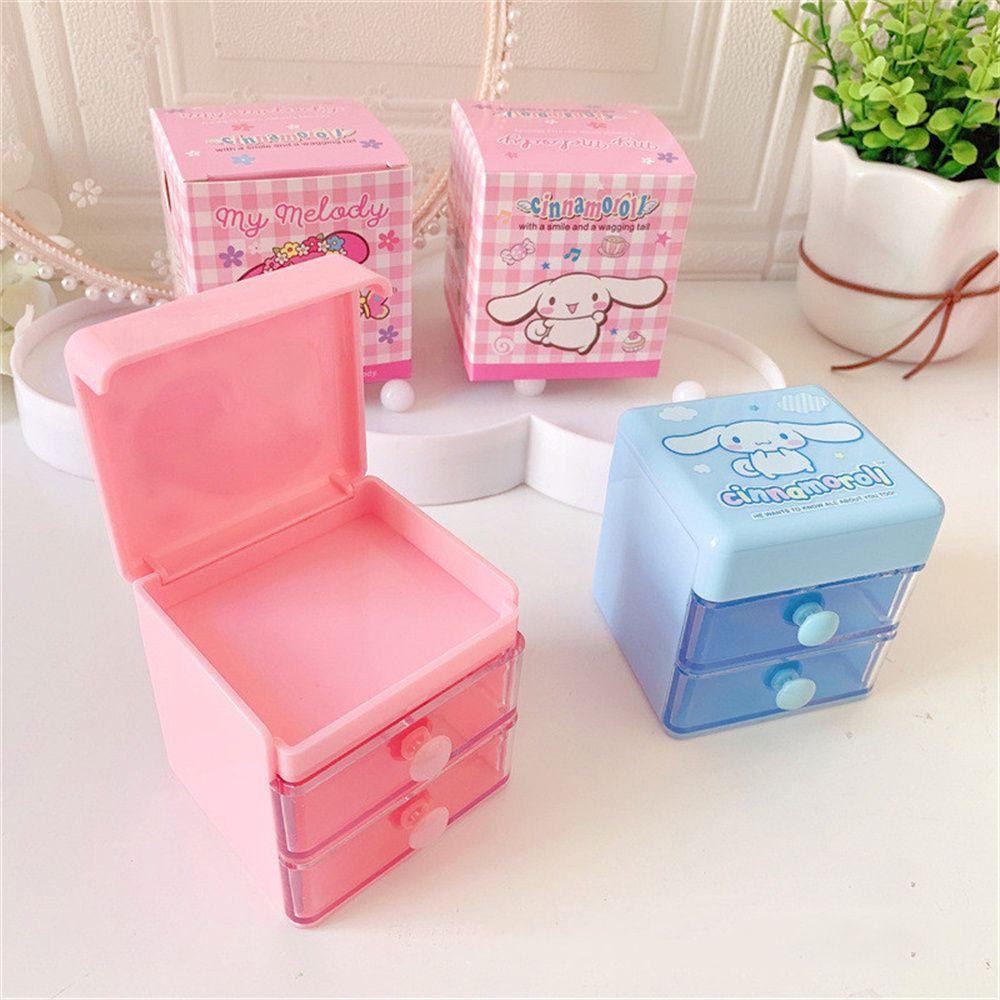 Mxbeauty Tempat Pulpen Kawaii Cabinet Gift Kuromi My Melody Cinnamoroll Kotak Organizer Siswa