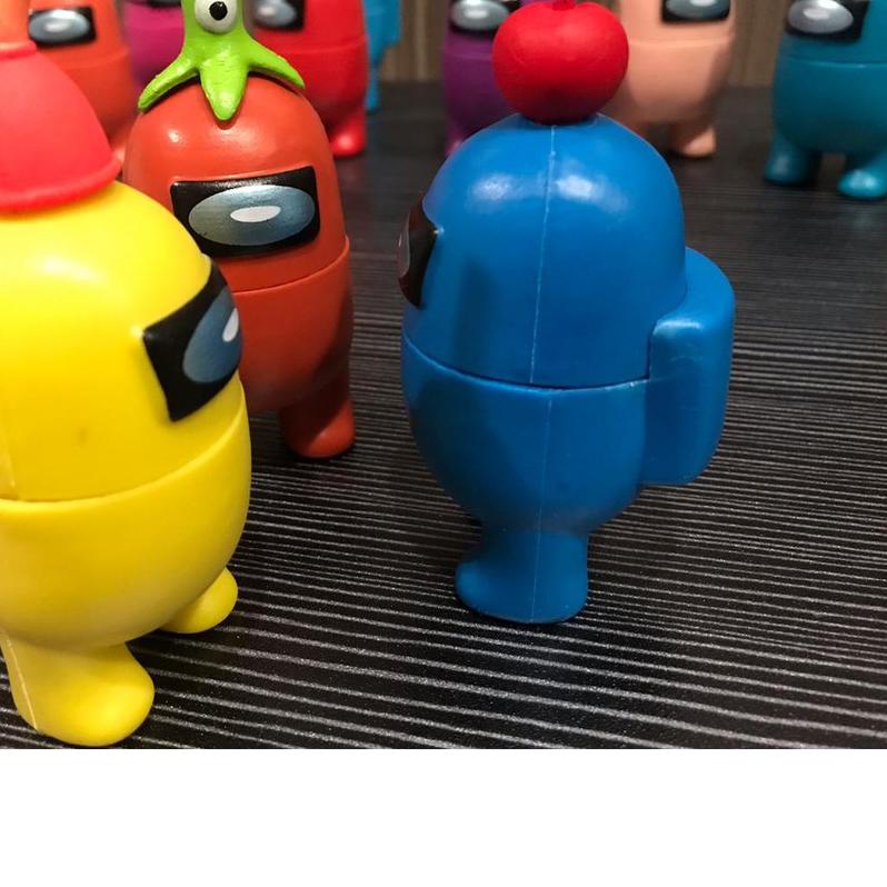 ✿ Action Figure Among Us Impostor set Mainan Anak Ada Tulang nya ۩