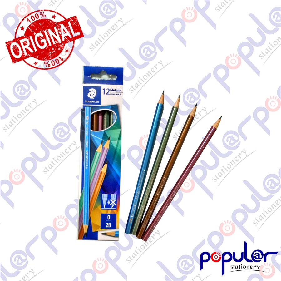 

Pensil 2B Staedtler Metallic