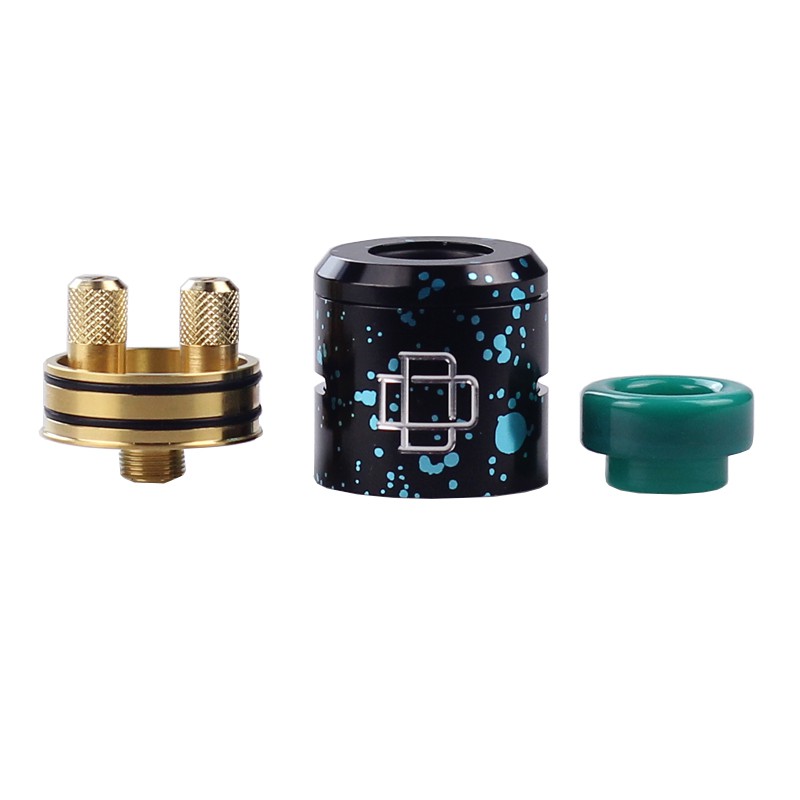 DRUGA 24 RDA Atomizer color Black Blue Combo Authentic