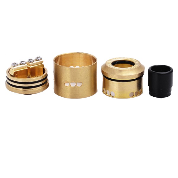 528 Custom Vapes Goon RDA 24 RDA Atomizer - BRASS [Authentic] Sby