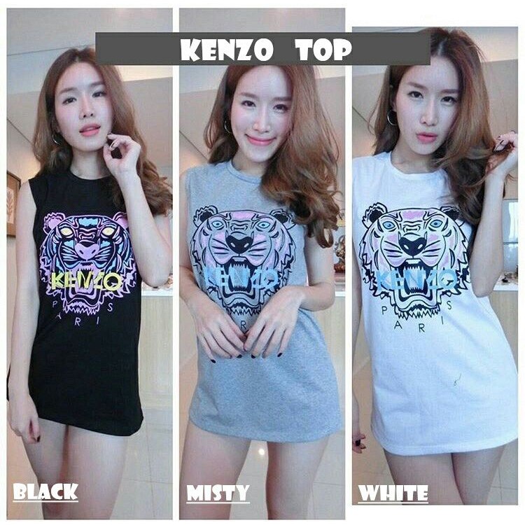 @44 fn WN, KENZO TOP  Bahan spa