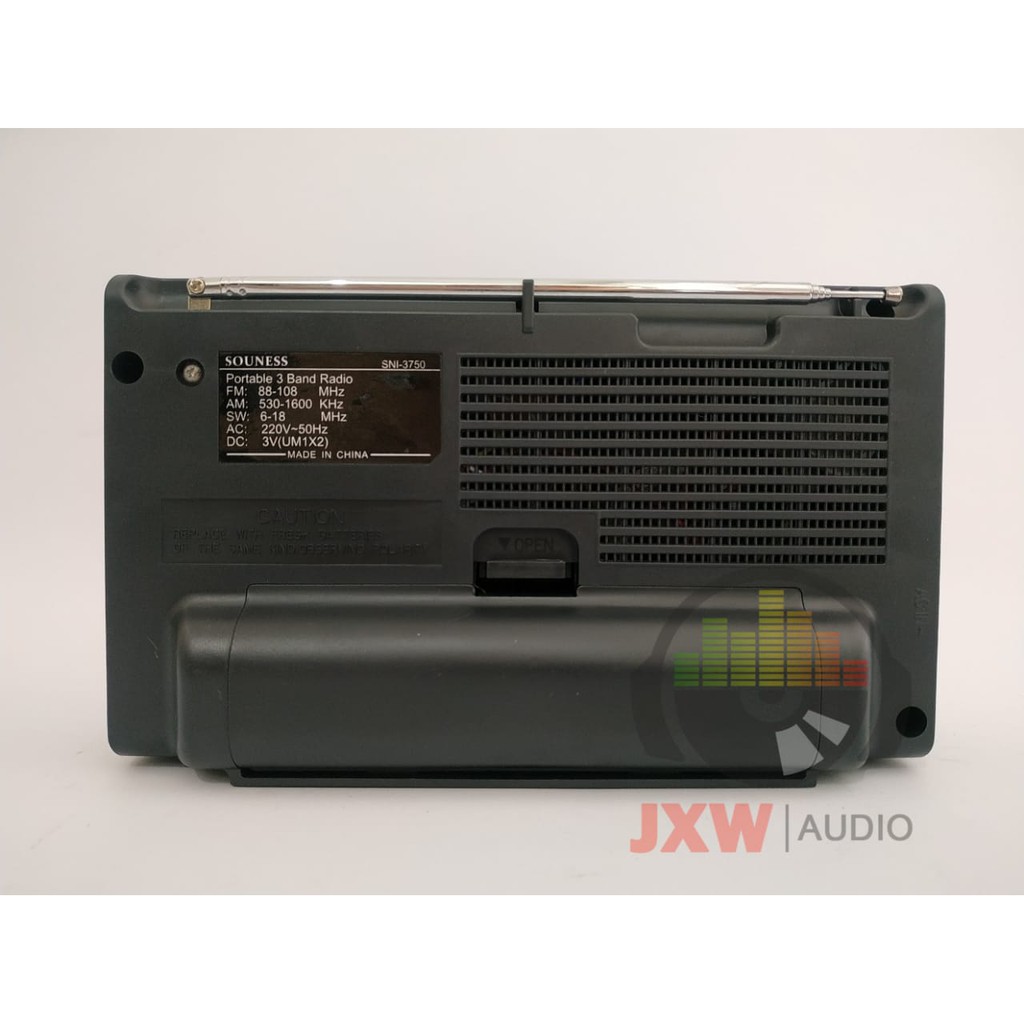 RADIO PORTABLE MURAH SOUNESS SNI 3750 / RADIO INTERNASIONAL SNI-3750 / RADIO JADUL 3750