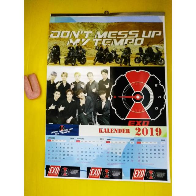 

aLghifshop kalender exo 2019