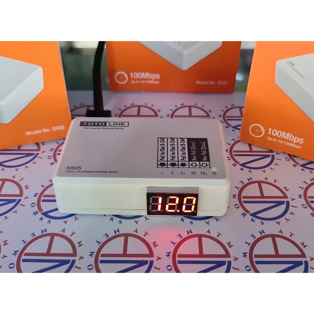 Switch Hub PoE 5 Port TOTOLINK S505