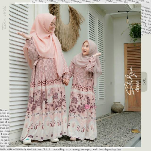  GAMIS  SHIDQIA C DRESS BY ZIZARA  Shopee Indonesia