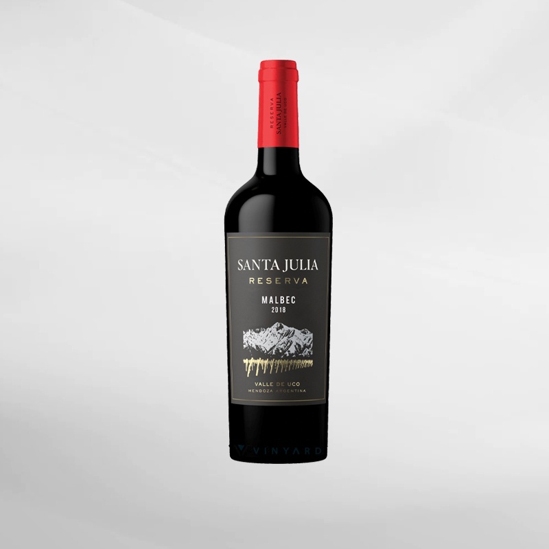 Santa Julia Reserva Malbec 750ml ( Original &amp; Resmi By Vinyard )