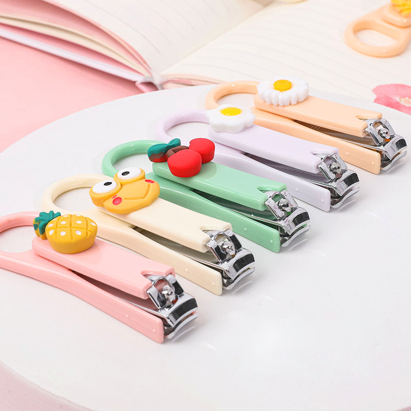 Alat Gunting Kuku Portable Motif Kartun Untuk Manicure Pedicure Anak