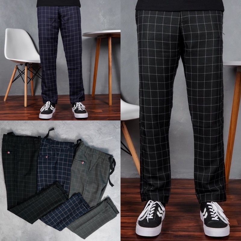 CELANA TARTAN PRIA TARTAN PANTS PRIA CELANA TARTAN PANTS MOTIF