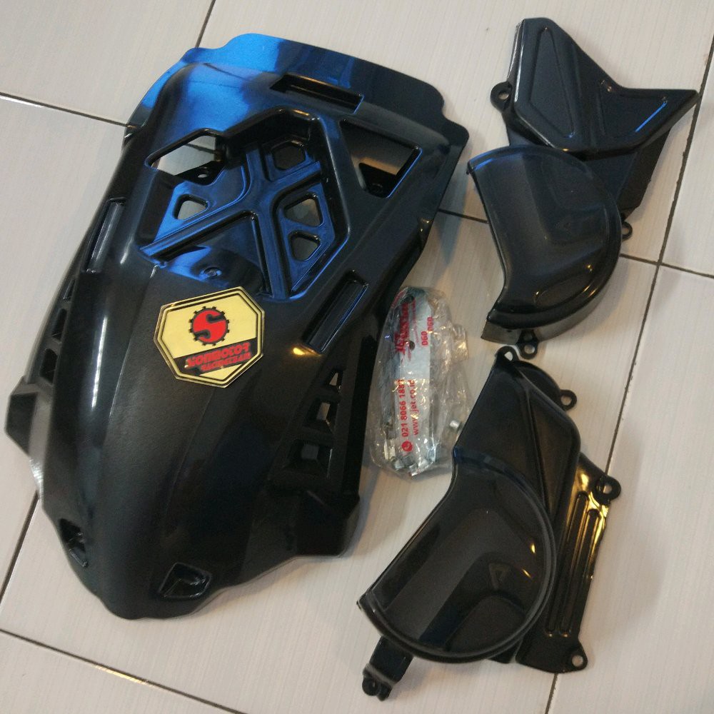 Cover Engine / Tutup Mesin / Engine Guard Honda CRF 150 Acerbis Hitam
