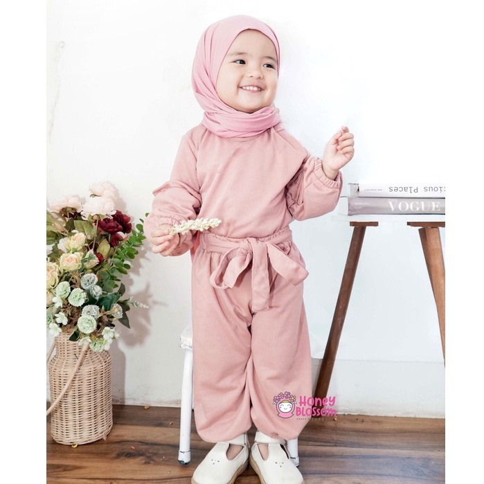 Alika Series Vol.3 One Set Anak Perempuan / Baju Muslim Anak / Baju Muslim Anak Perempuan 1-5 Thn Babyterry Premium