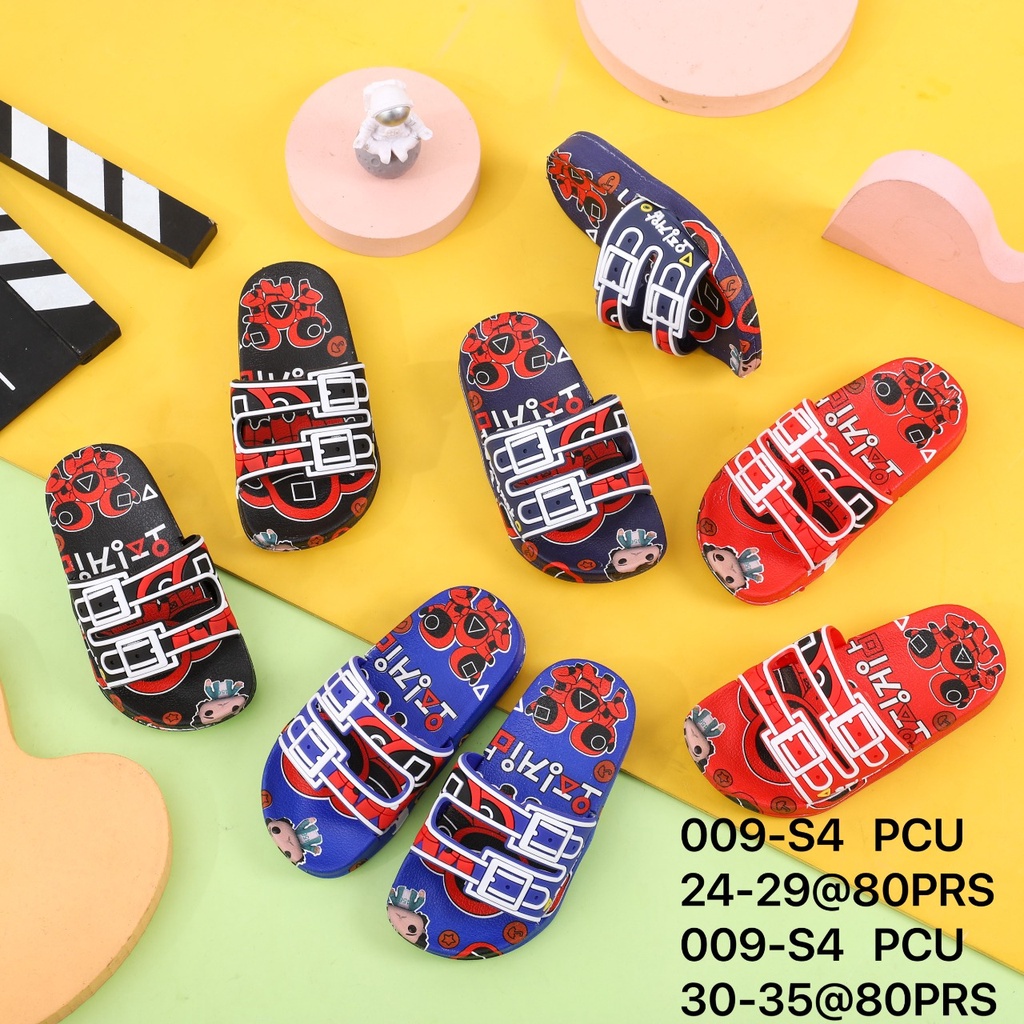 balance 009 S3 sandal karet anak pria karakter squit game