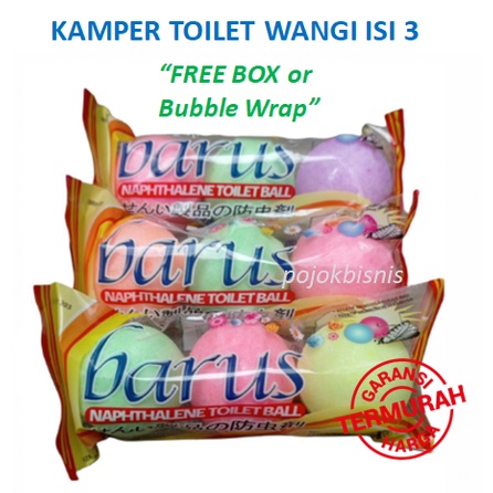 KAMPER LEMARI DAN TOILET / KAMPER BULAT / PENGHARUM KAMAR MANDI / PENGHARUM WC / TOILET ISI 3PCS