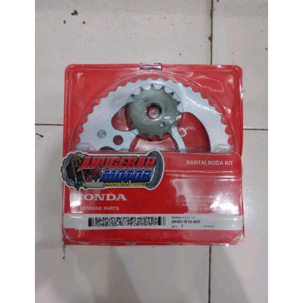 Gear Set K15/CB150 R Old Ori Honda AHM