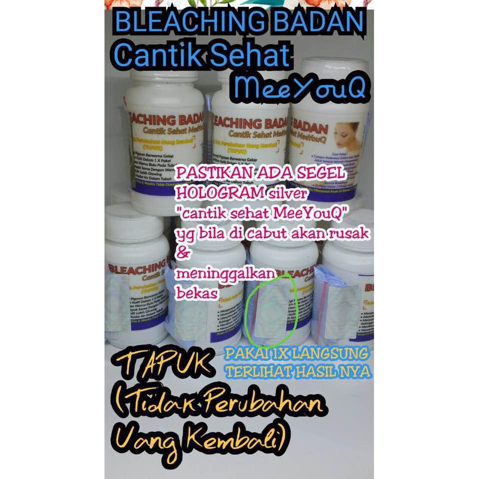 Termurah Pcl0431 Bleaching Badan Body Super Bleaching Salon Meeyouq Original Holo 4D