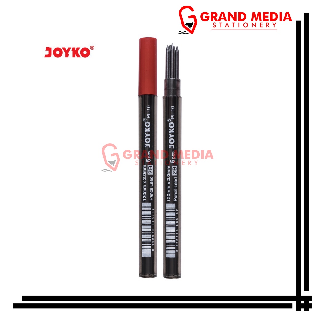 

[GRAND MEDIA] PENCIL LEAD / ISI PENSIL MEKANIK JOYKO PL-10 / 2B / 2.0MM