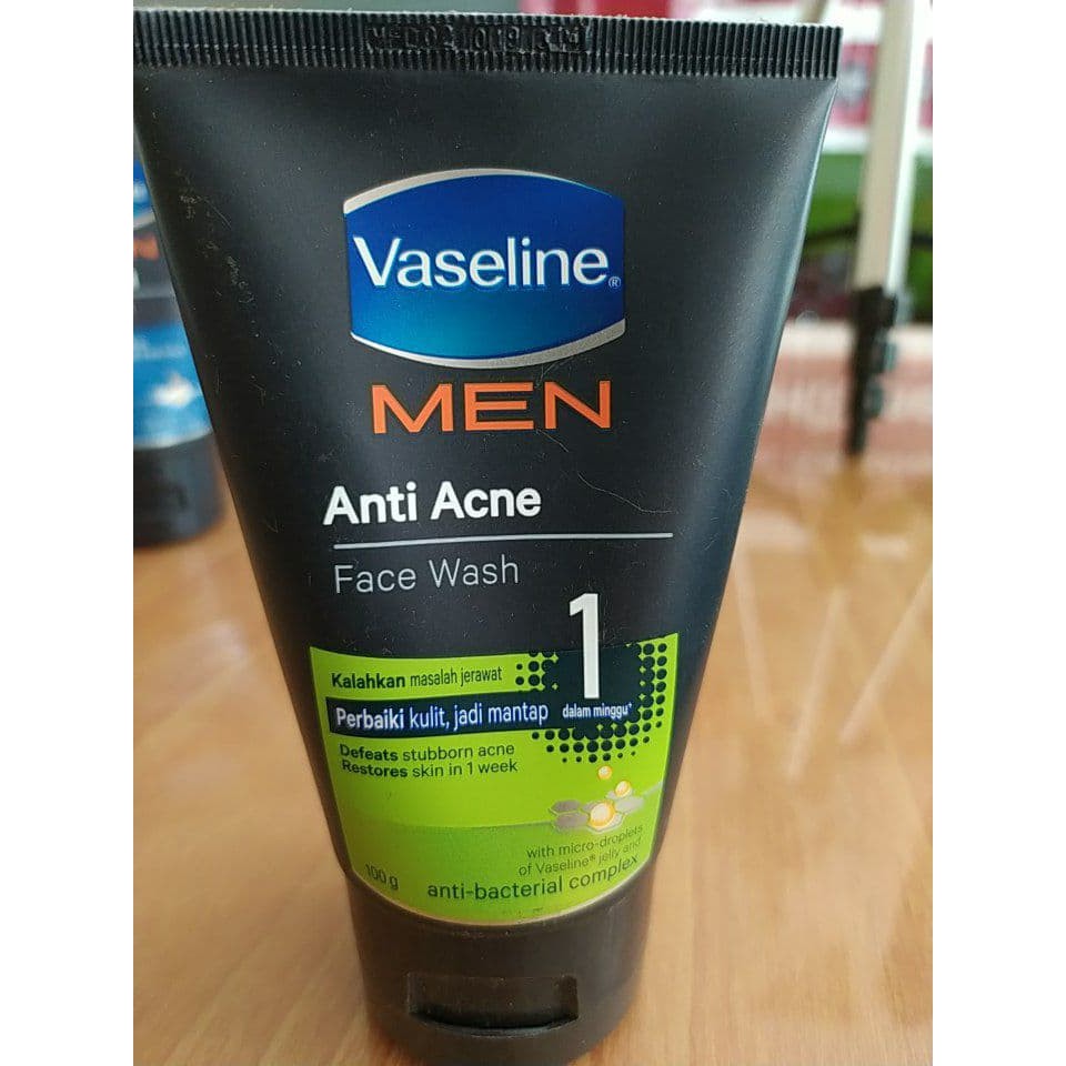 Promo Vaseline Men Anti Acne dan Oil control  100mg