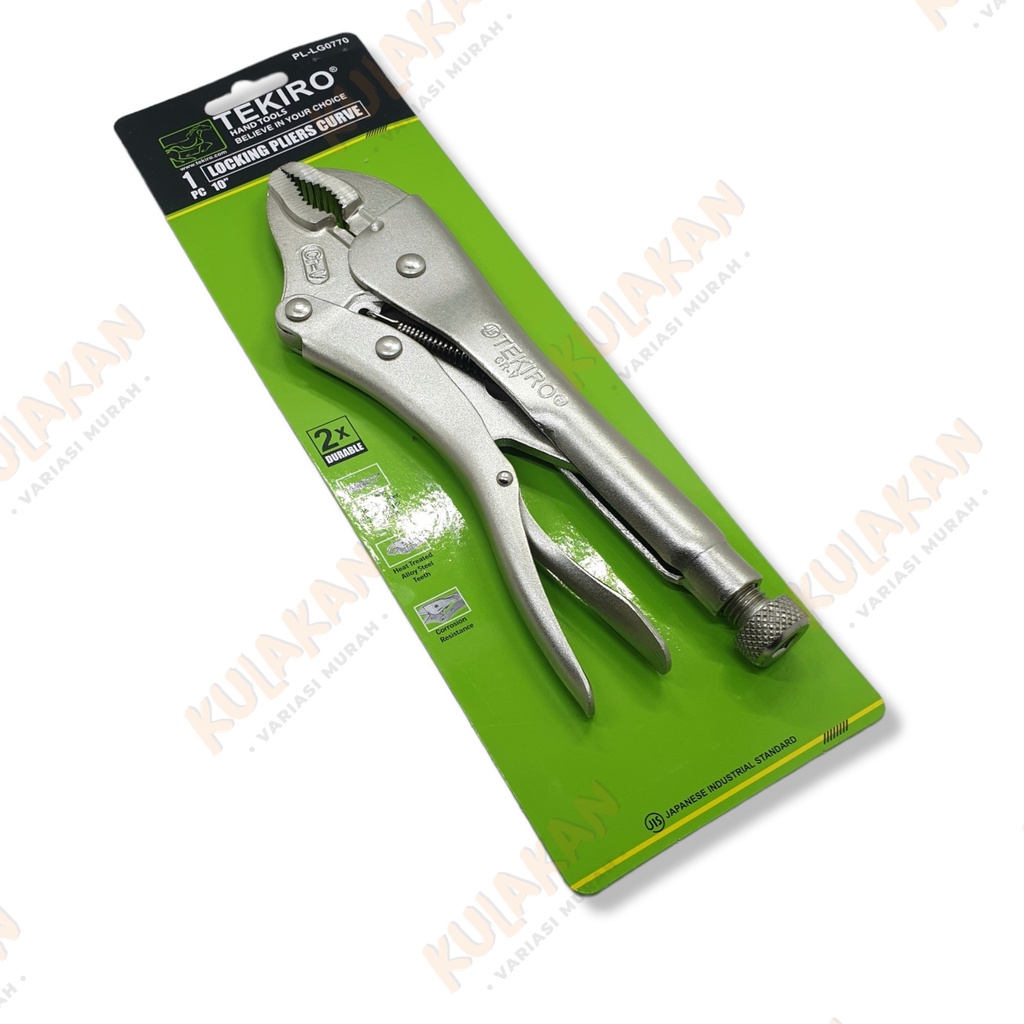 Tekiro Tang Buaya Bengkok Locking Pliers 10 Inch Serba Guna