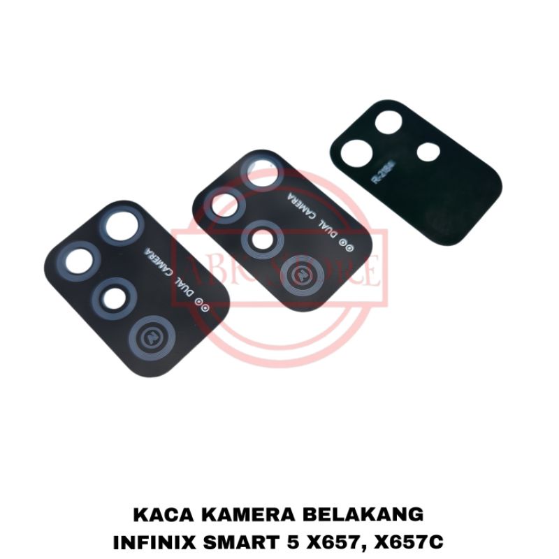 LENSA CAMERA | KACA KAMERA BELAKANG INFINIX SMART 5 X657 - X657C ORIGINAL