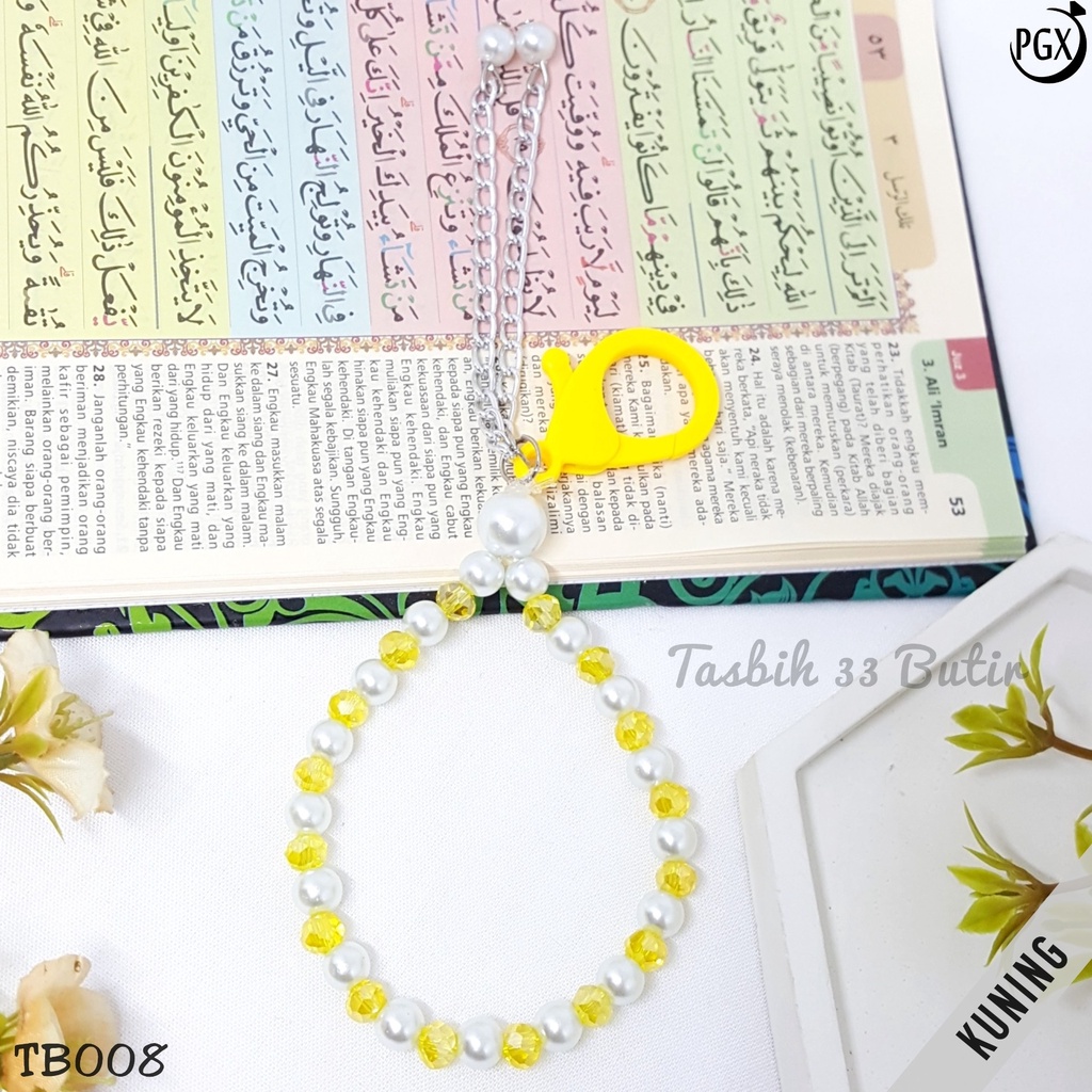 PGX Tasbih Gantungan Kunci 2in1 Isi 33 Butir Fashion Muslim TB008