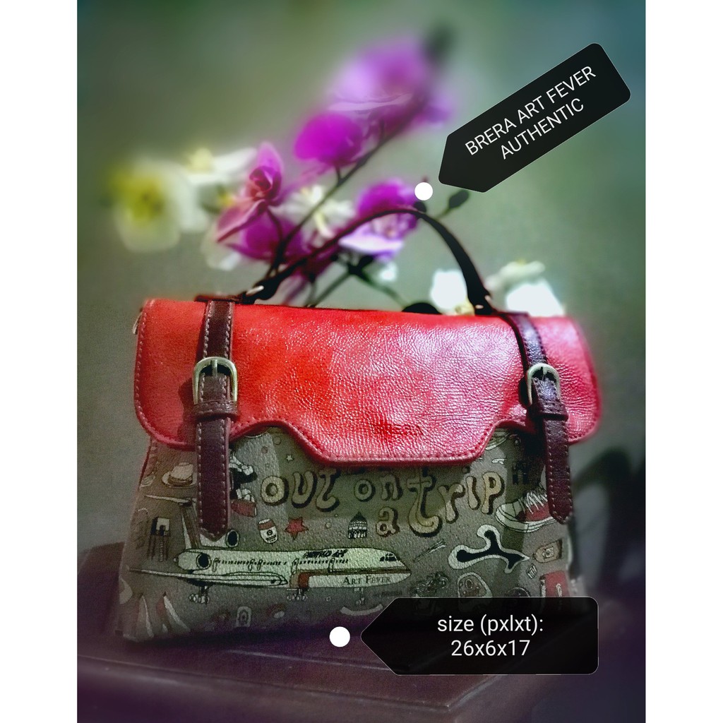 (AUTHENT) BRERA ART FEVER ORANGE PRELOVED (LIKE NEW)