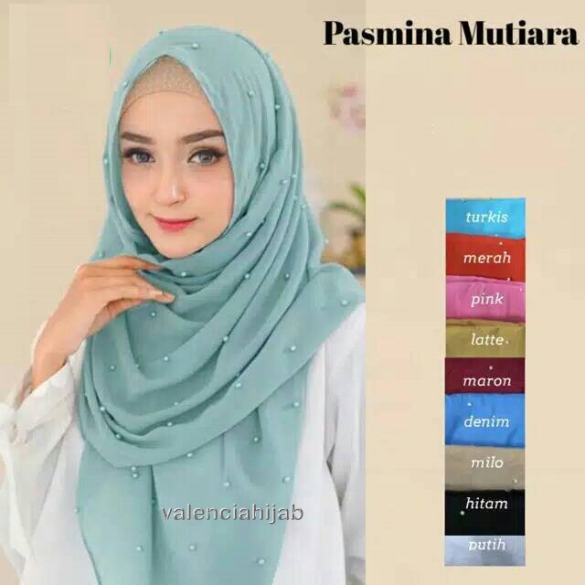 Pashmina Polycotton Mutiara Valencia