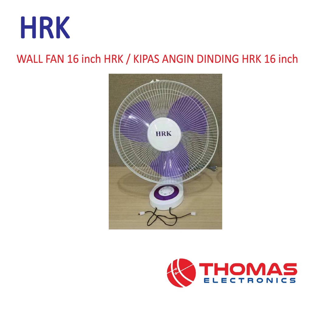 WALL FAN 16 inch HRK  KIPAS ANGIN DINDING HRK 16 inch