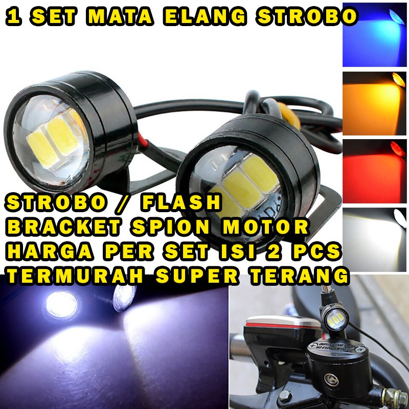 MATA ELANG STROBO EAGLE EYE FLASH STROBO KE   DIP 3 LED