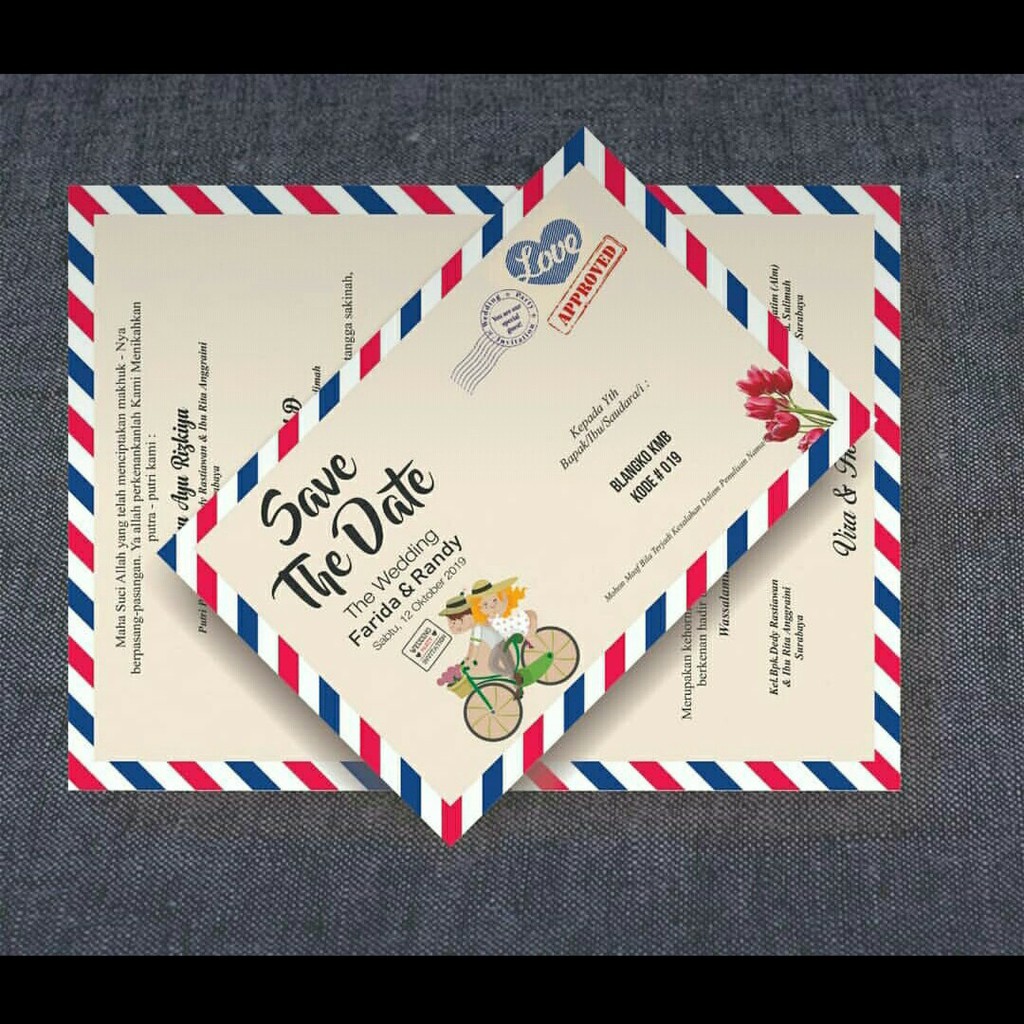 BLANGKO UNDANGAN KMB 19 BLANKO UNDANGAN MURAH