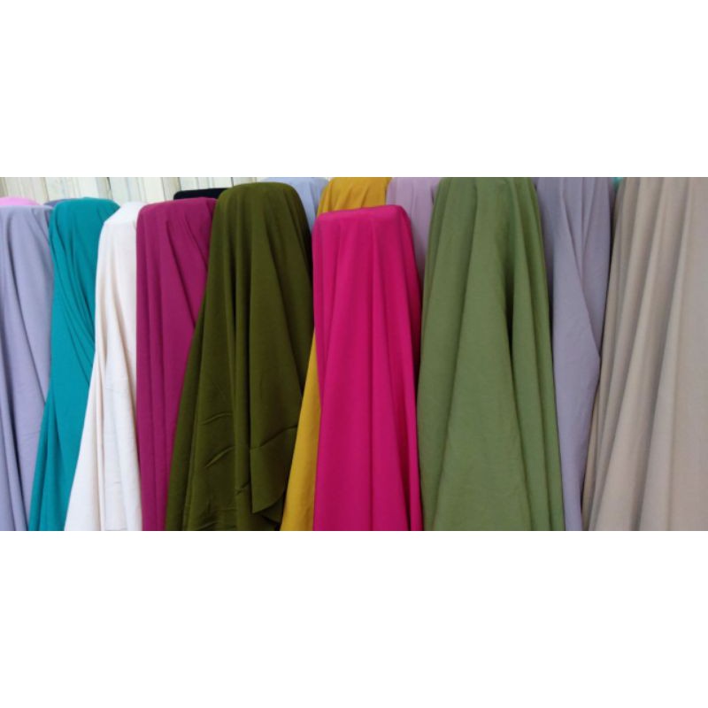 Kain Wolfis Monalisa Polos Kain Woolpeach Kain Monalisa Kain Meteran Harga Per Meter Shopee Indonesia