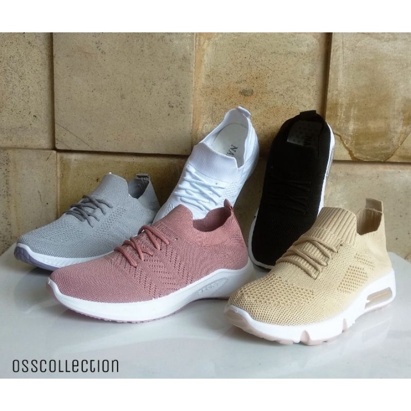 SEPATU RAJUT IMPORT SOL KARET LENTUR HIGHT QUALITY BY OSS COLLECTION