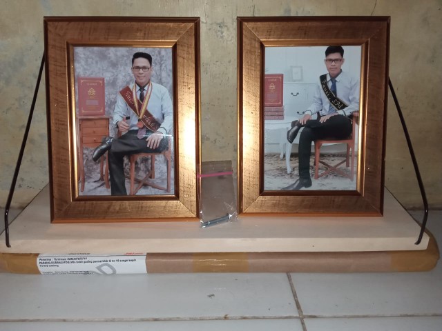 Bingkai Foto 4r Gold 2 Texture Lis Gold | Photo Frame Minimalis | Murah