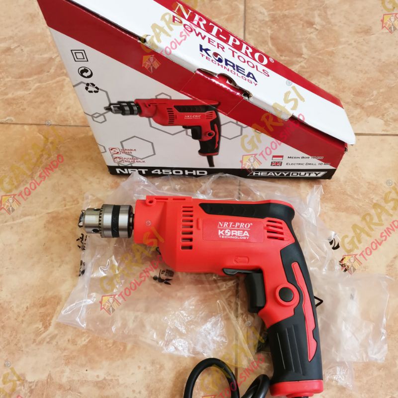 mesin bor 10mm NRT PRO KOREA TECH mesin bor listrik bor besi kayu