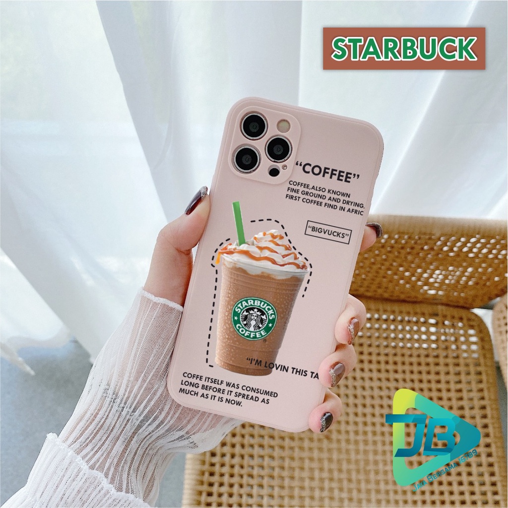 CASE CASING SOFTCASE SILIKON MACARON PELINDUNG KAMERA KOPI STARBUCK OPPO VIVO SAMSUNG XIAOMI REALME IPHONE ALL TYPE JB5564