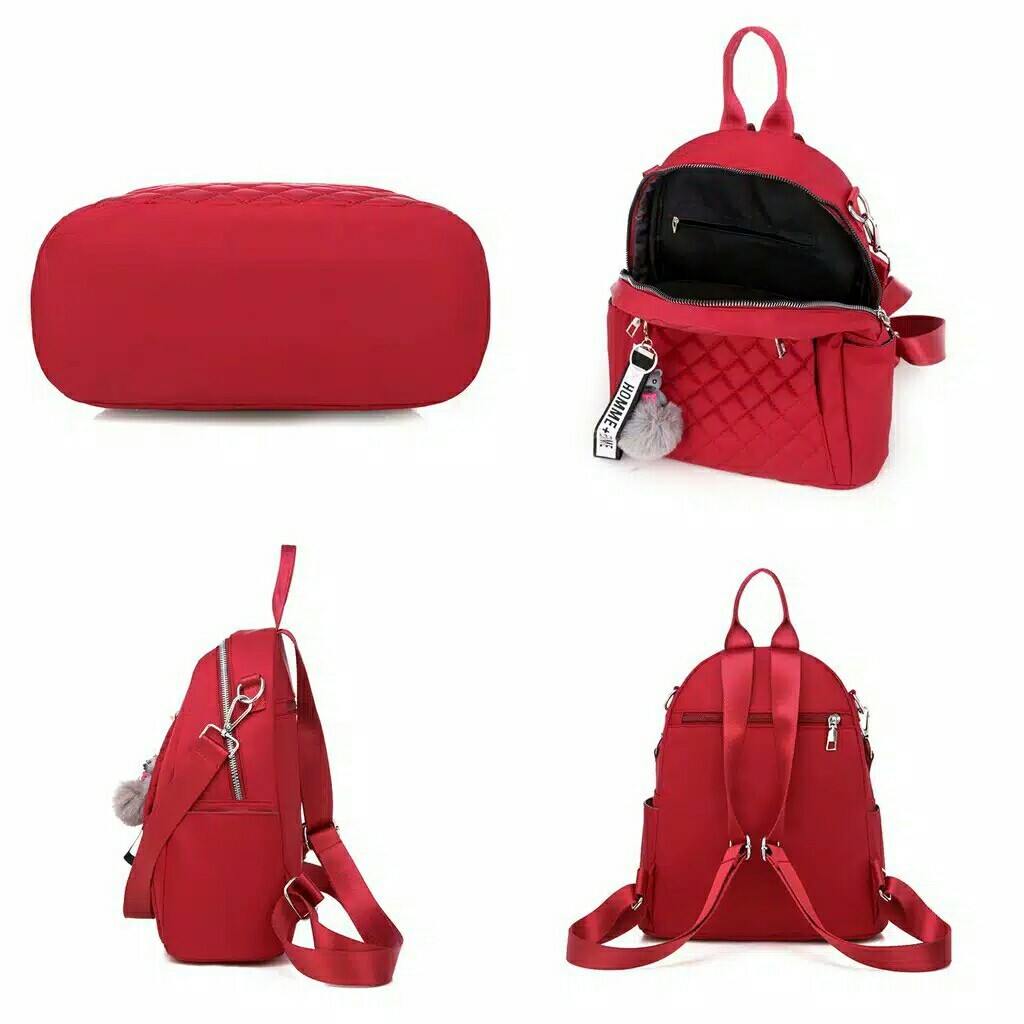 Tas gendong gandong punggung ransel backpack sekolah kuliah wanita cewe cewek perempuan 4.7