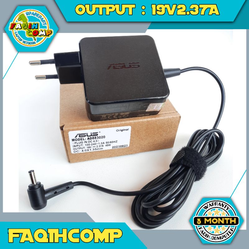 ORIGINAL Charger Adaptor Laptop Asus X441 X441SA X441SC X441U X441UA 19V -2.37A