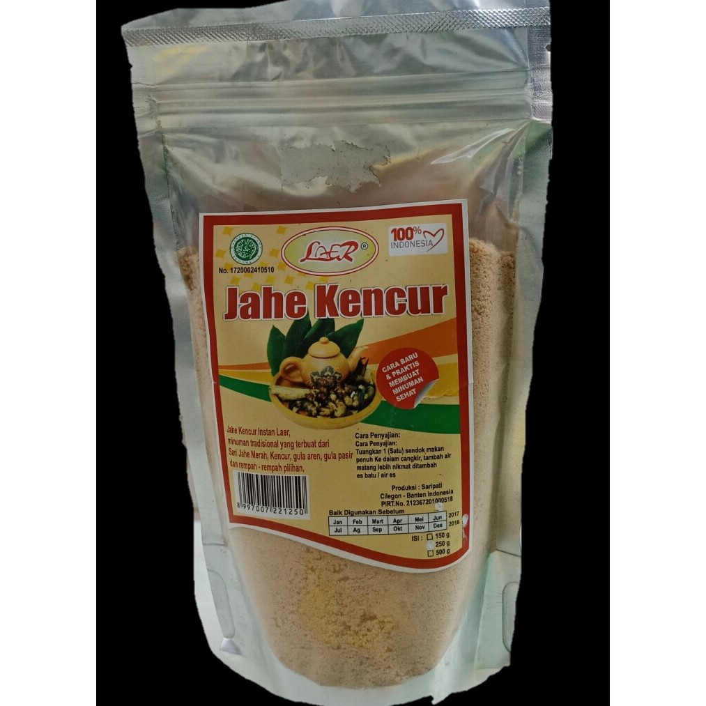 

SARIPATI LAER Jahe Kencur Standing Pouch 250gr
