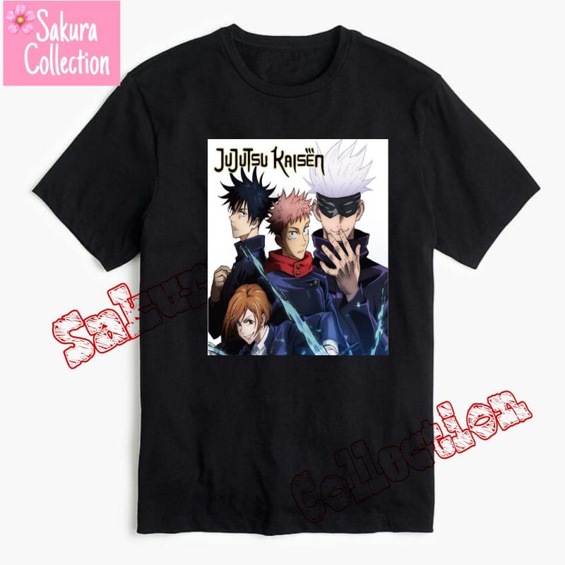 Kaos Pria Wanita Kaos distro pria wanita T-shirt Baju - Anime Jujutsu Kaisen vintage