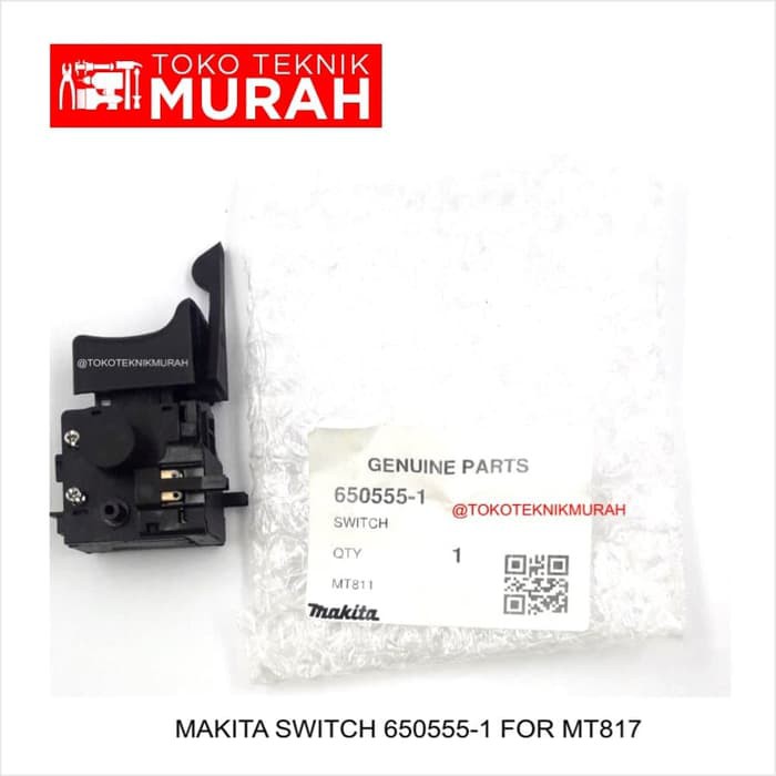 Makita 650555-1 Switch MT817 Saklar MT 817 Original Asli Maktec