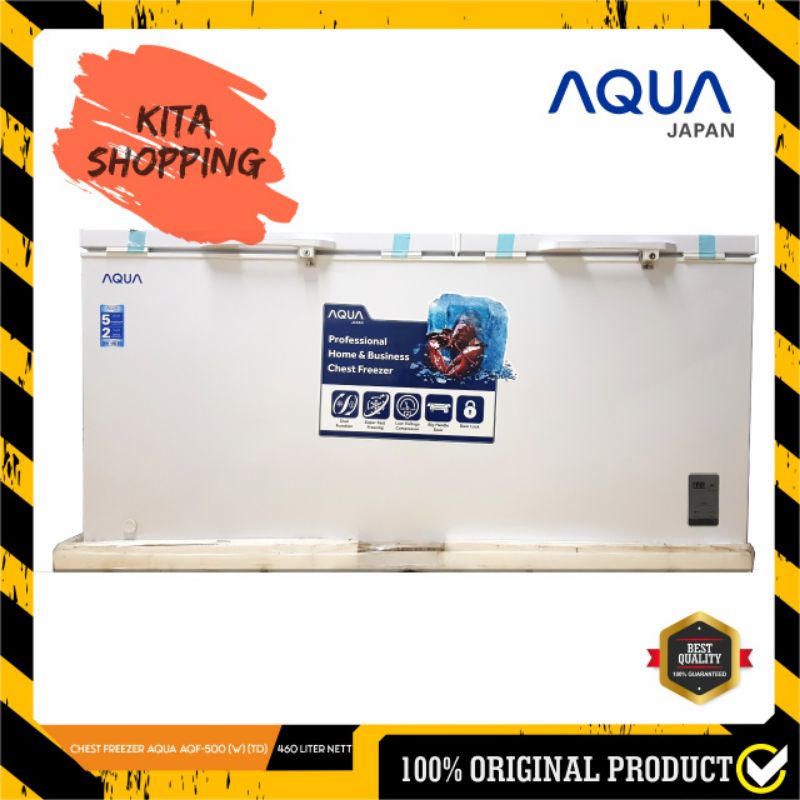 Chest Freezer AQUA Japan AQF-500 W TD | Cooler box aqf500 aqf500w 460L