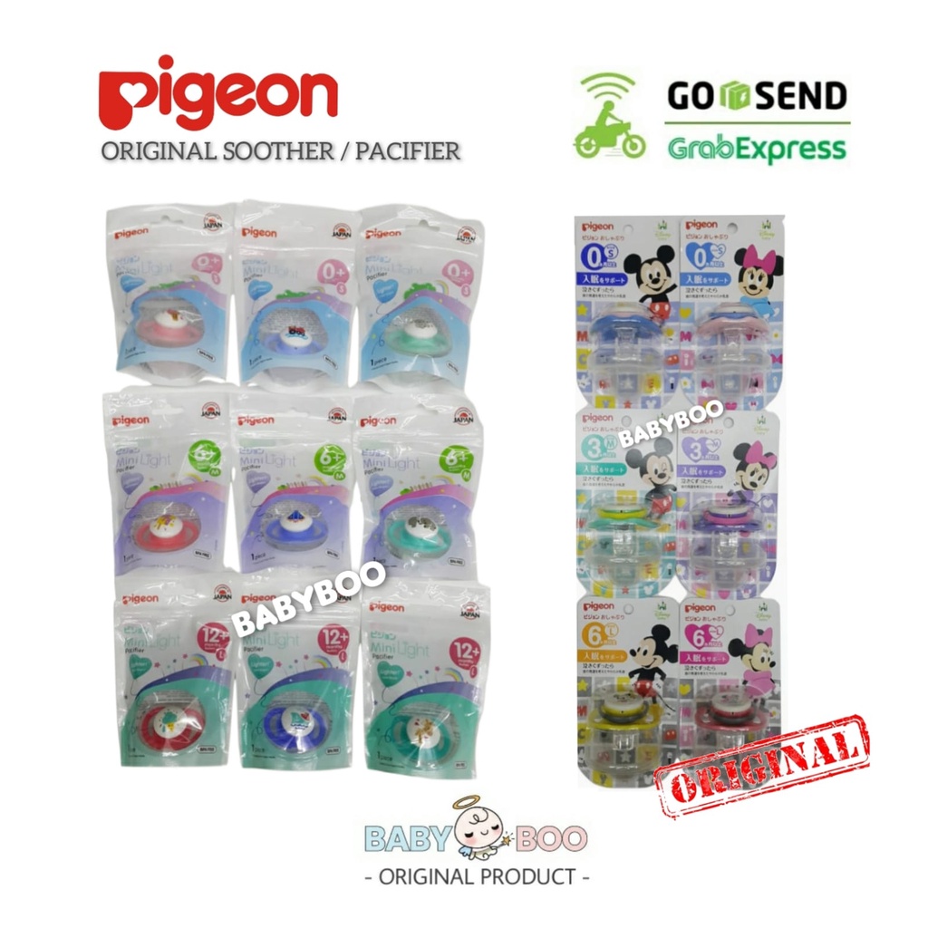 PIGEON Empeng 0-3 3-6 bulan | Step 1 Newborn Soothers Pacifiers Baby NB | Bayi 0-3m Soother Pacifier