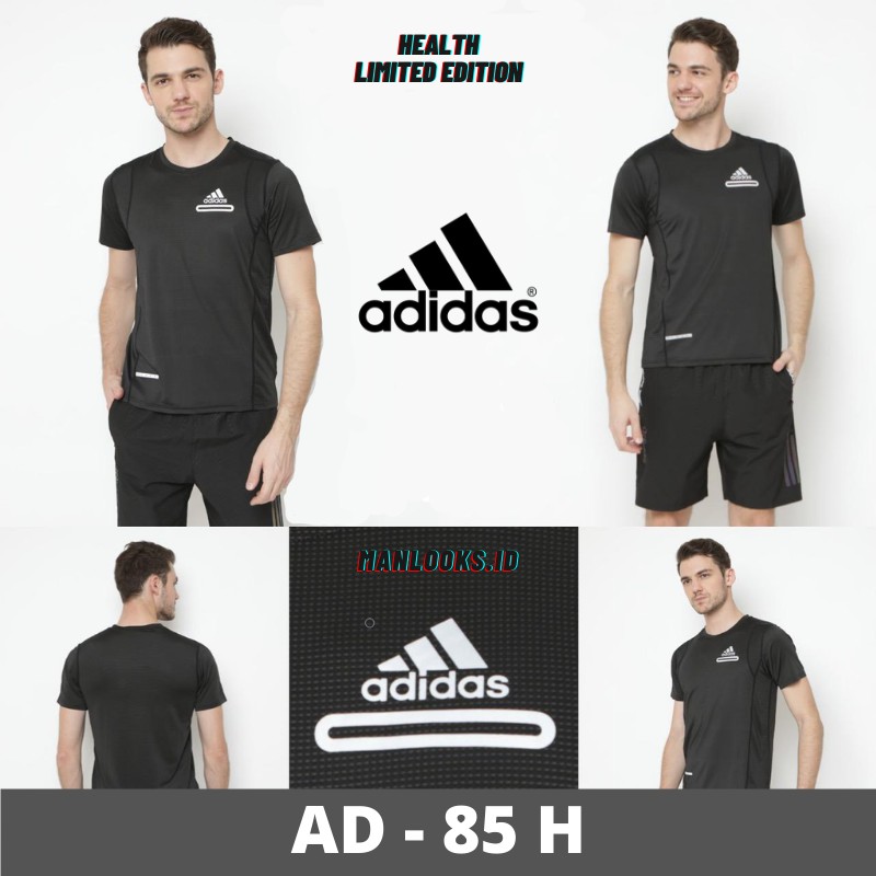 AD Adidas  Baju  Sport Branded Original Stripe Health 