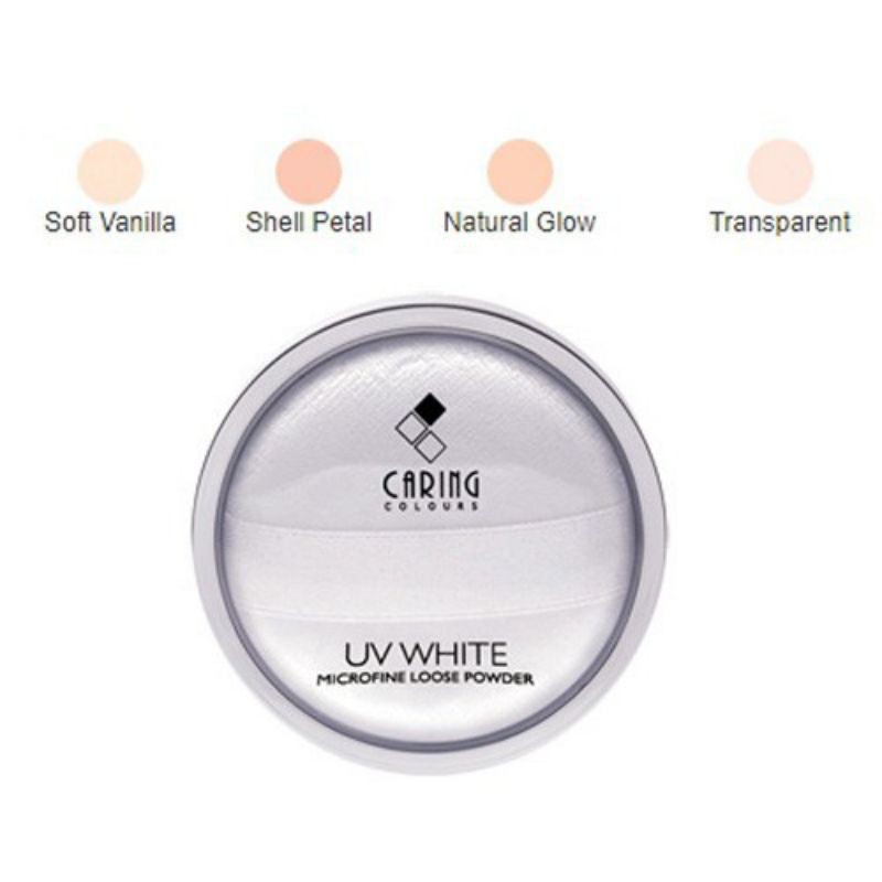 Caring Colour UV White Microfine Loose Powder