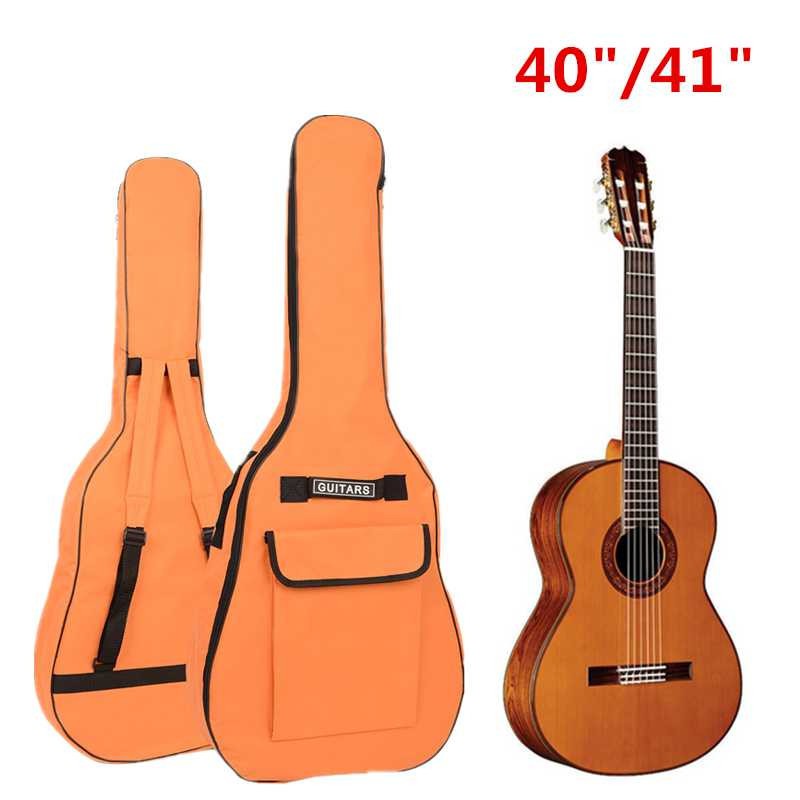 Mall New Tas Gitar Oxford Padded Guitar Case Double Strap Waterproof - Hitam